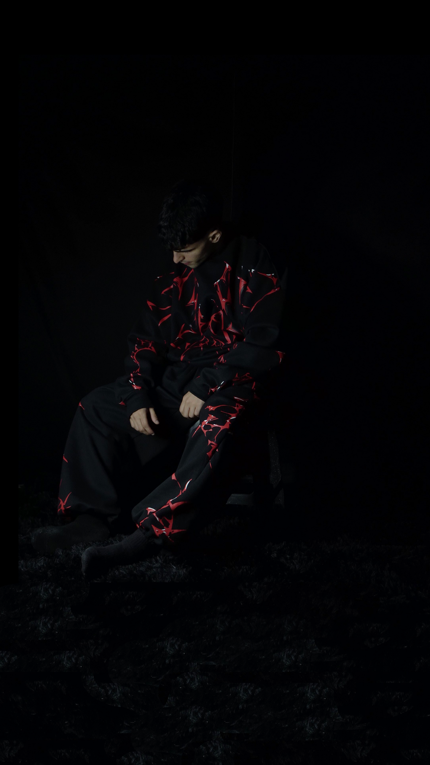 Calca Oversized- Crimson Veil