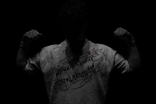 Camiseta Oversized Branca - Skull Crusher