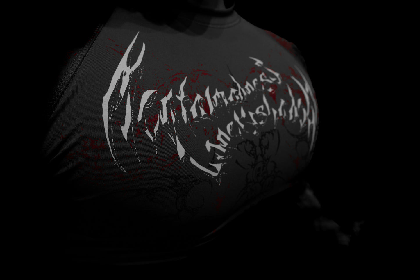 Camiseta De Compressão Cinza - Skull Crusher Drop