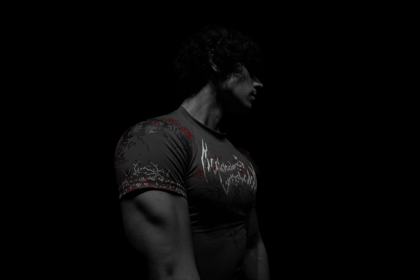 Camiseta De Compressão Cinza - Skull Crusher Drop