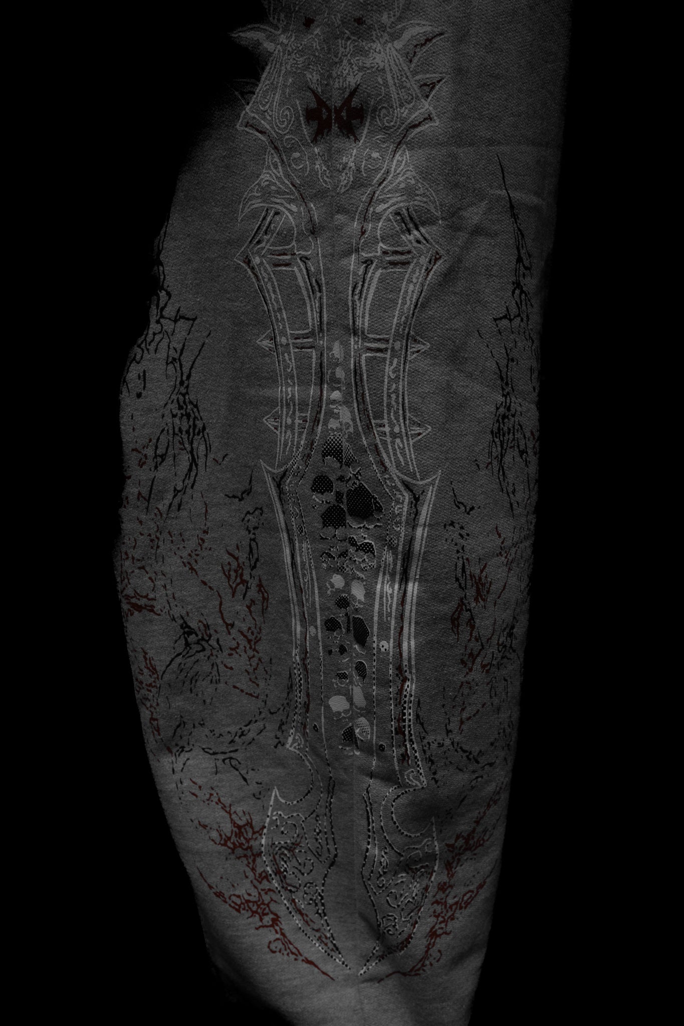 Calça Cargo Premium Moletom Cinza - Skull Crusher