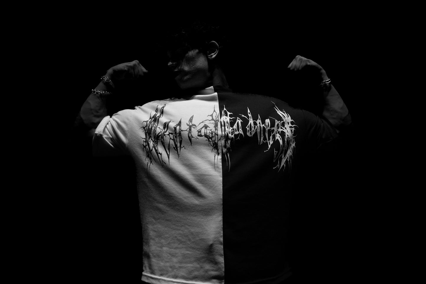 Camiseta Oversized Black/White - MM Basic Drop