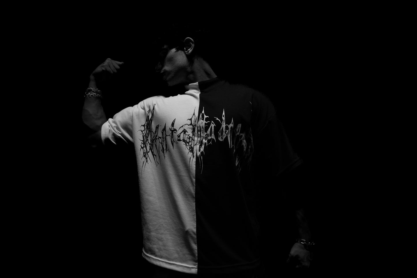 Camiseta Oversized Black/White - MM Basic Drop