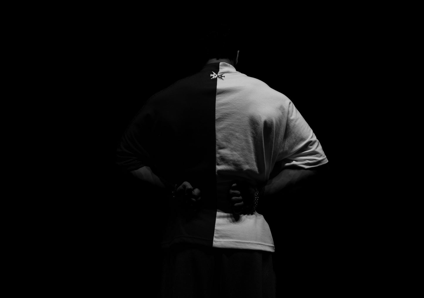 Camiseta Oversized Black/White - MM Basic Drop