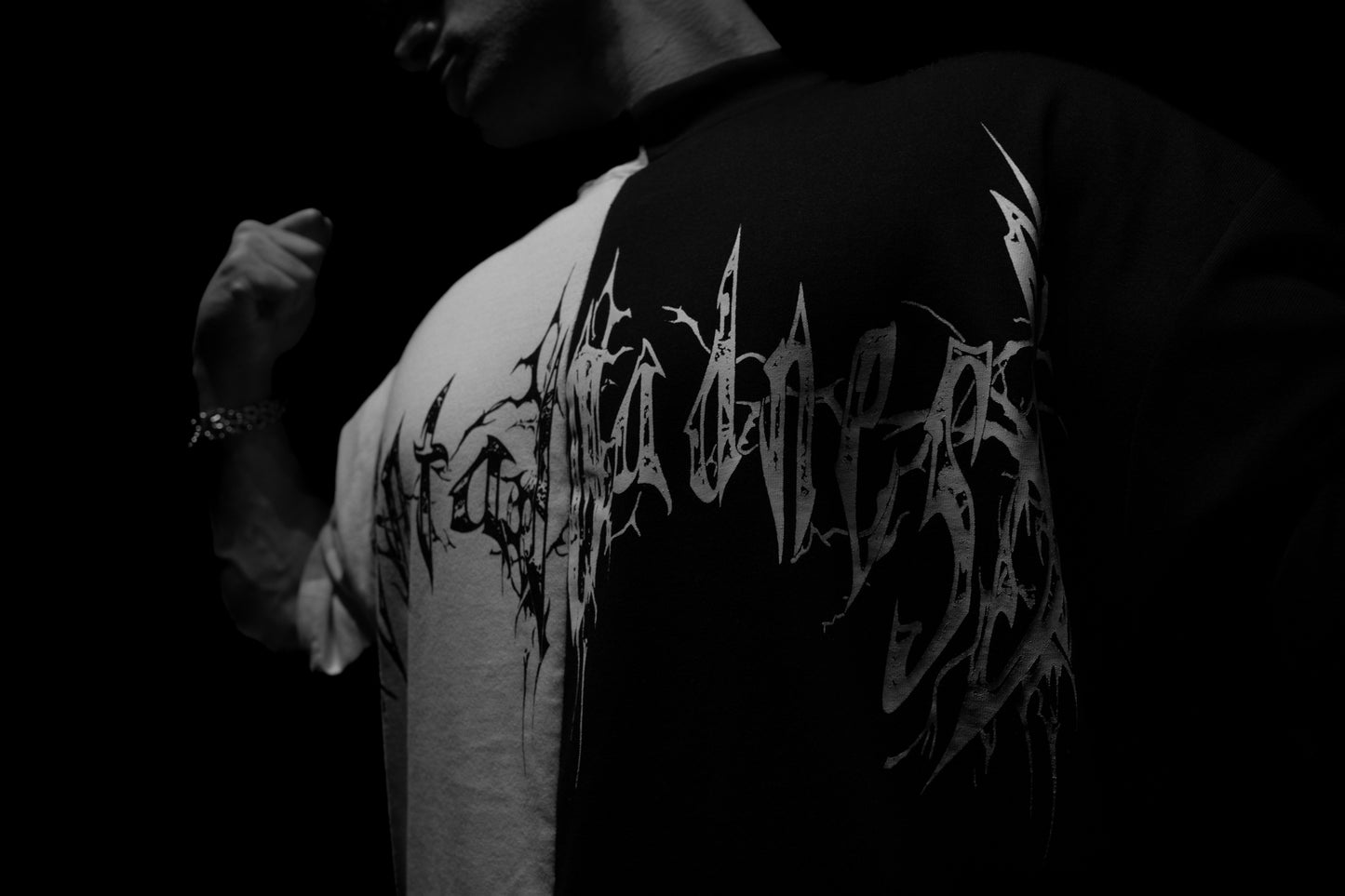 Camiseta Oversized Black/White - MM Basic Drop