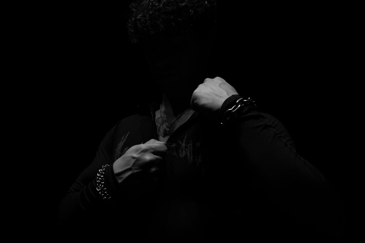 Camiseta De Compressão Manga Longa Quarter Zip - MM Basic Drop