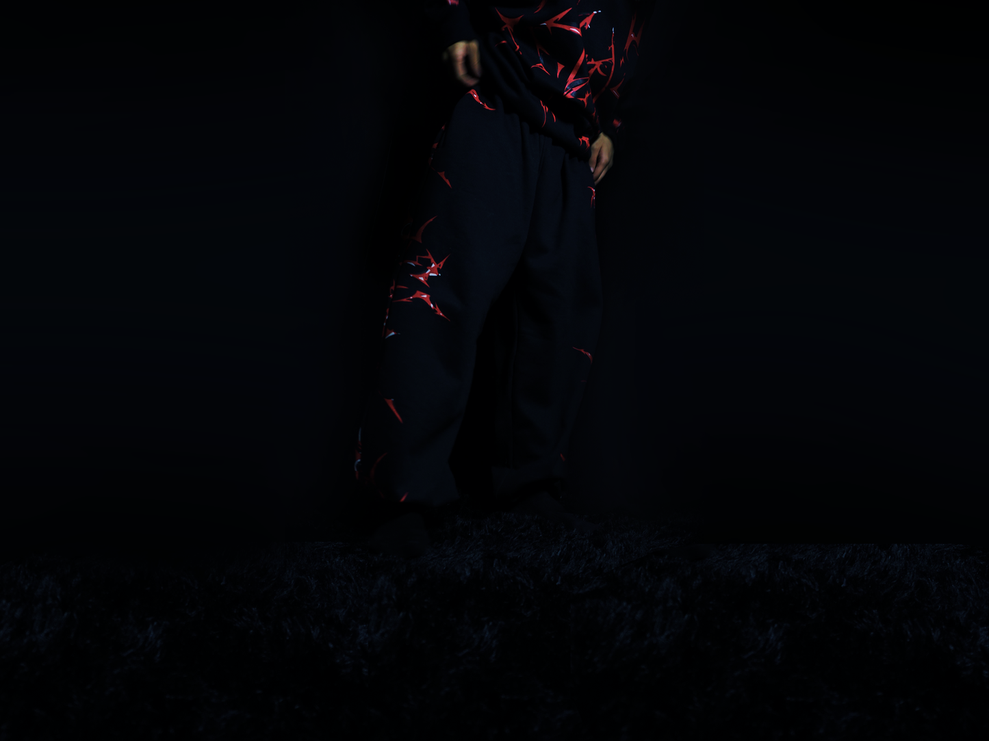 Calca Oversized- Crimson Veil