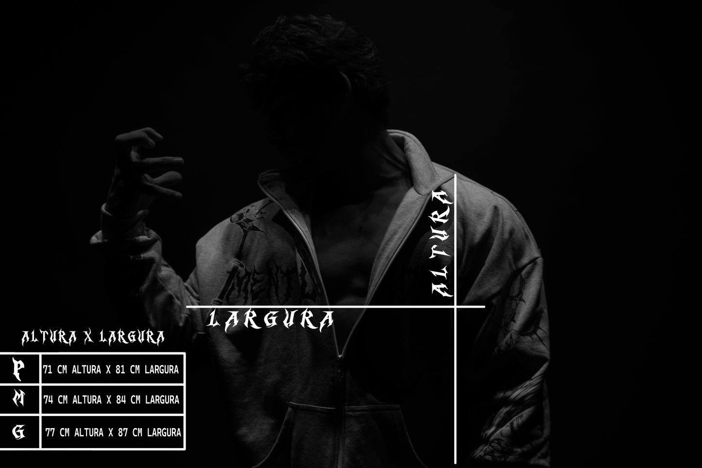 Moletom Zip Up- Death Bringer